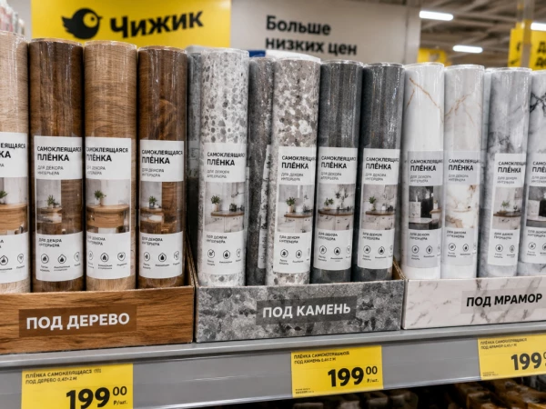 Ремонт кухни «делаю» в «Чижике»: беру самоклейку за копейки — бабушкин гарнитур получает лофтовую «шкуру»