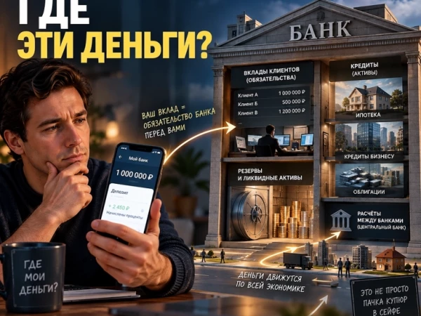 Вы положили миллион в банк. Где теперь эти деньги? Банковская паника.