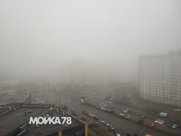 Туман накроет Петербург 30 сентября