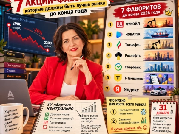 Альфа выбрала семь акций, которые должны быть лучше рынка до конца года.