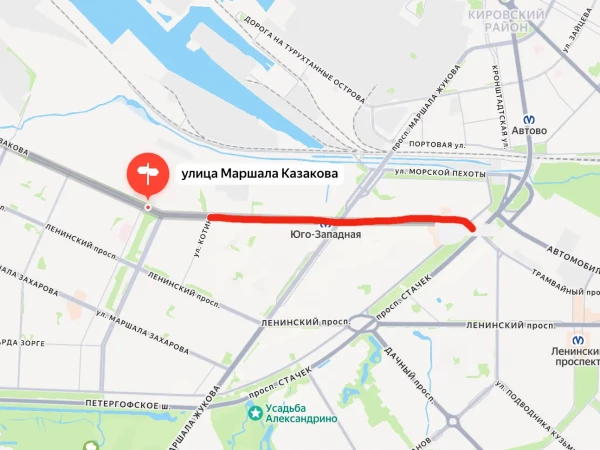 Движение по участку Бухарестской улицы ограничат с 9 октября
