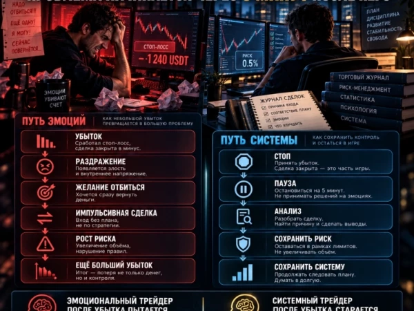 Убыток - не проблема. Проблема начинается через 5 минут после него