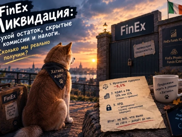 Finex- свежее. Ликвидация FinEx: сухой остаток, скрытые комиссии и налоги. Сколько мы реально получим?