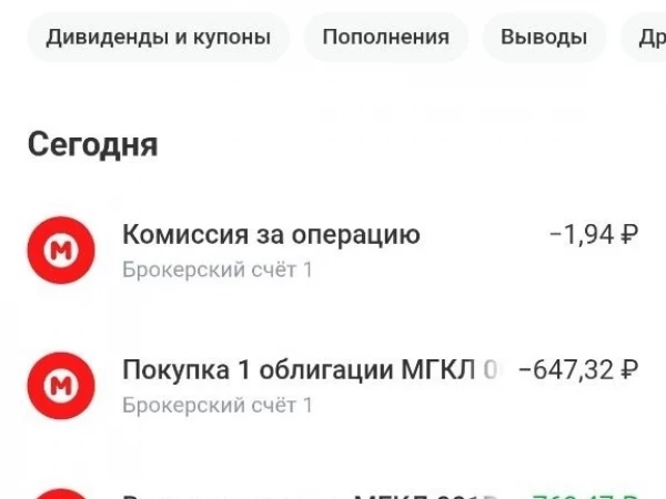 Купоны от МГКЛ