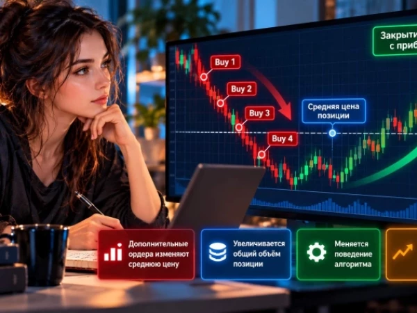 Почему усреднение меняет поведение торгового робота?