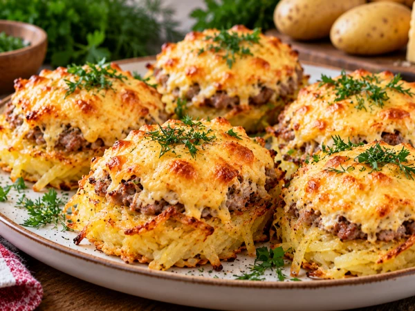 Котлеты и запеканка уже надоели: эти мясные стожки с картофелем выглядят празднично даже на обычном ужине