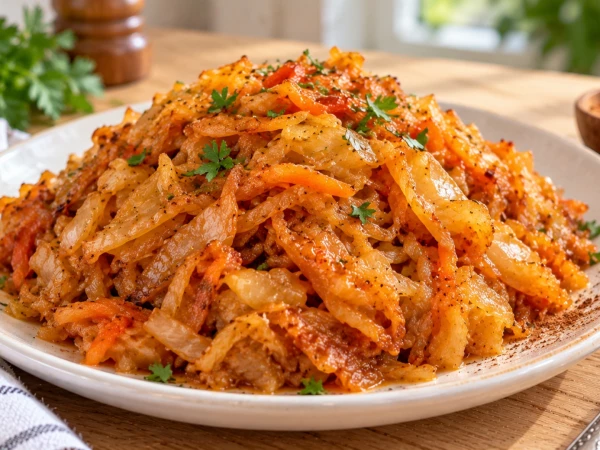 Самый необычный потушить белокочанную капусту: как ложка сахара и пряности превращают капусту в сладкий завтрак