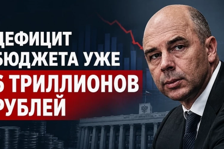 Дефицит бюджета 6 триллионов рублей. Неоднозначный отчёт Минфина.
