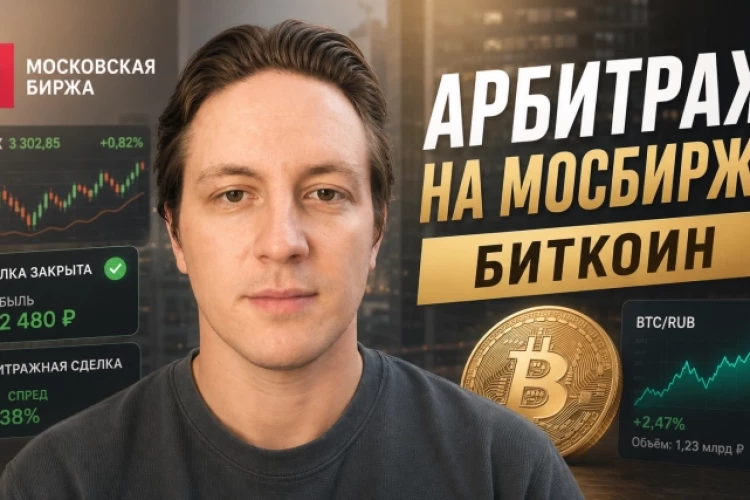 Арбитраж на Московской бирже. Как торговать? Пример с Биткоином