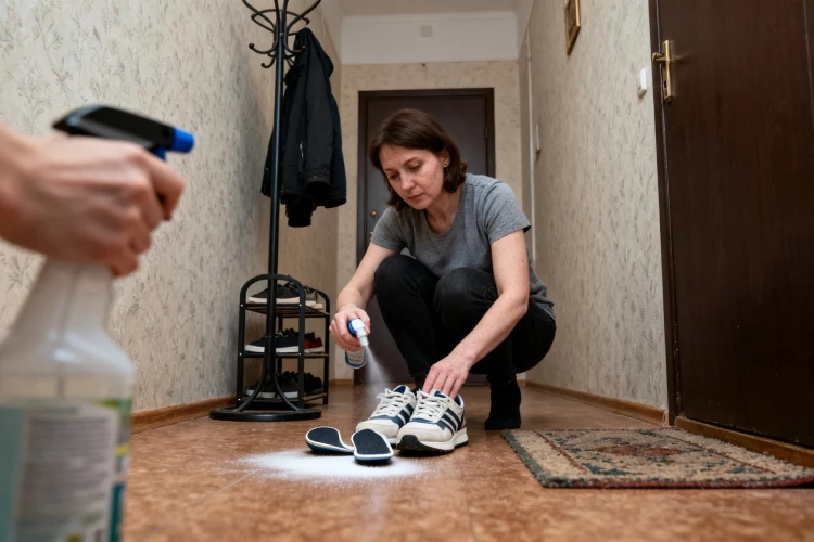 3 пшика на стельку — и кроссовки не воняют все лето: спрей своими руками