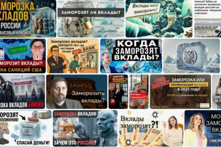 Снова пошёл слух про заморозку вкладов