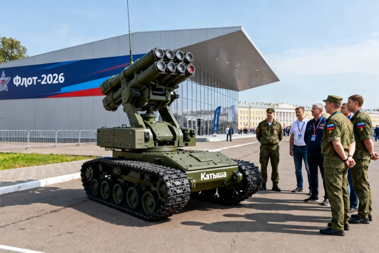«Катюша» против мин: на военно-морском салоне «Флот-2026» показали новую технику для саперов
