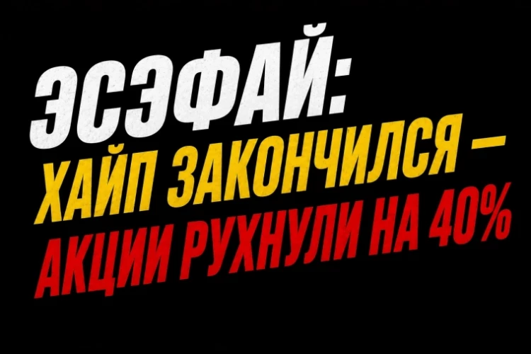 ❗️❗️ ЭсЭфАй – хайп проходит, инвесторы теряют деньги