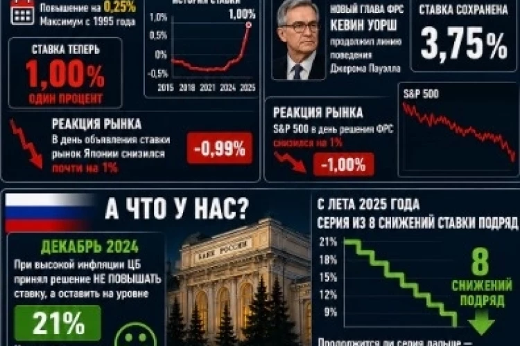 Чего ждать после 8 снижений ставки подряд?