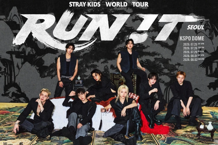 Stray Kids выложили даты концертов RUN IT в рамках мирового тура