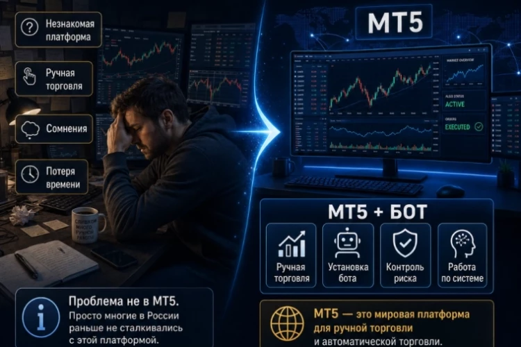 Торговля на МТ5 в России