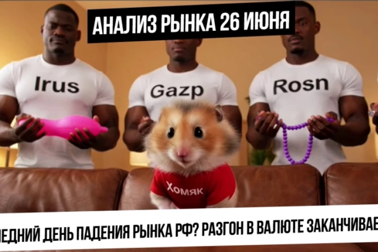 Анализ рынка 26 июня. Последний день падения рынка РФ? Разгон валюты заканчивается? Покупаю панику!