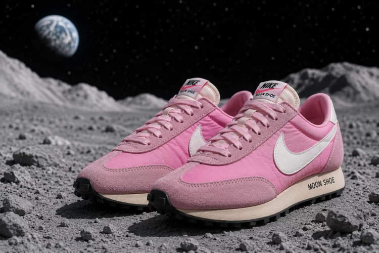 Рианна в розовых Nike Moon Shoe: архивная модель культовых кроссовок стала новой мечтой модниц