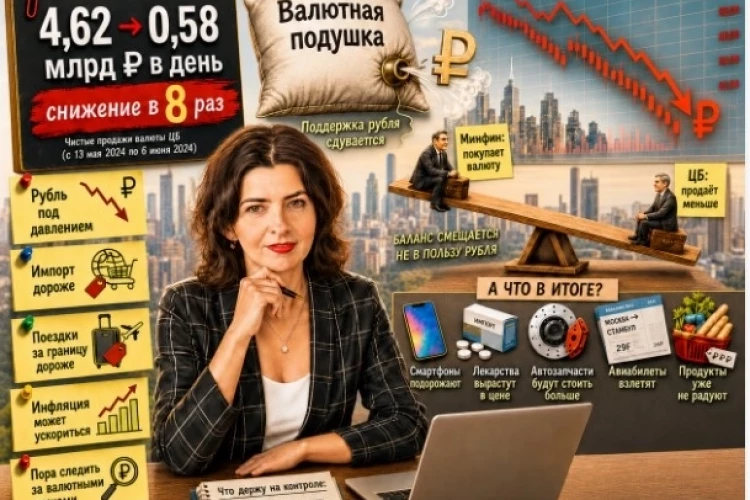 Валютную подушку сдувают в 8 раз. Как это отразится на наших кошельках?