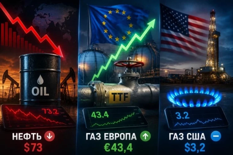 📉 Нефть показала худший квартал с 2008 года, газ в Европе — на подъёме