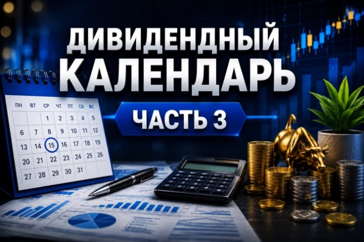 🗓 Дивидендный календарь под ближайшие выплаты ЧАСТЬ 3