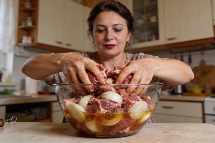 Майонез и кефир даже не достаю: мариную шашлык по-советски — тот самый вкус из детства