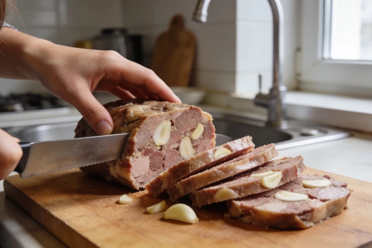 Кладу мясо в обычную бутылку — и получаю домашний зельц: режется идеально, а вкус как у деликатеса