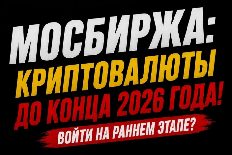 ❗️❗️Криптовалюта на Мосбирже: первые сделки ожидаются в начале 2027 года