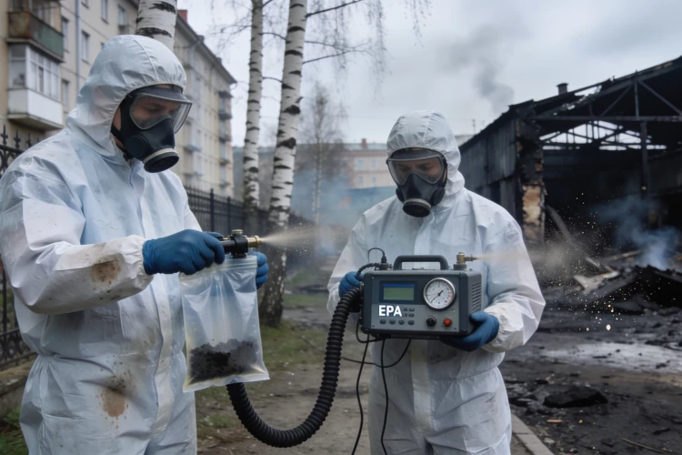 Проверка воздуха после пожара на Софийской в Петербурге — что нашли специалисты