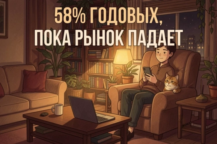58% годовых, пока рынок падает. Как я это сделал без риска?