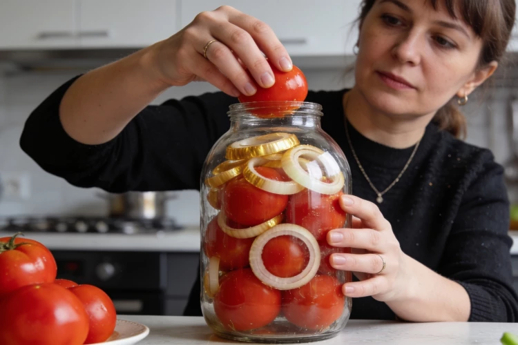 Маринованные помидоры не лопаются и держат форму: простой секрет удачной заготовки — секрет от соседки