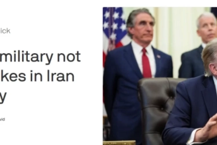 Трамп отдал распоряжение американским военным не наносить новых ударов по Ирану — Axios