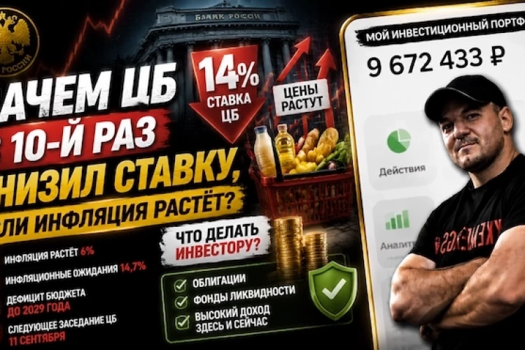 Зачем ЦБ в 10-й раз снизил ставку, если инфляция растёт?