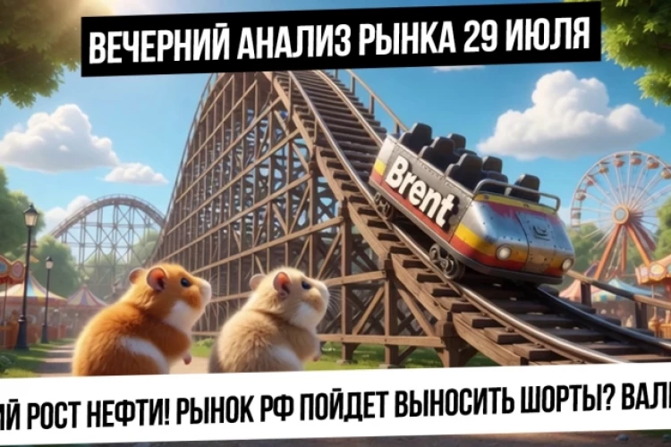 Вечерний анализ рынка 29 июля. Нефть растет! Валюта идет вверх! Рынок РФ готов к выносу шортов?