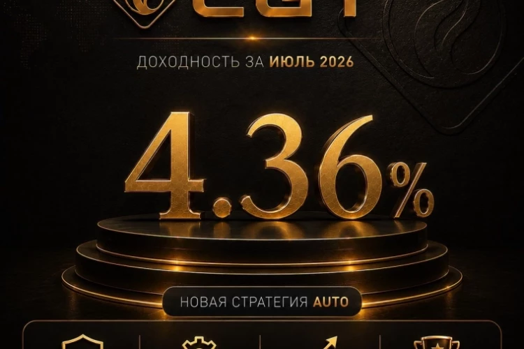Бесплатный спотовый торговый робот CGT. Результаты июль 2026.