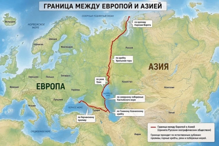 Где находится Грузия : Европа или Азия