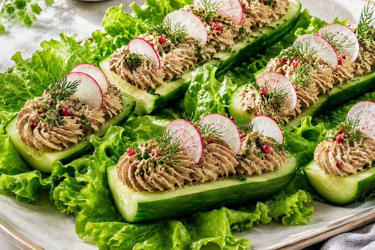 Как превратить обычную куриную печень в ресторанное блюдо с помощью свежего огурца и редиса
