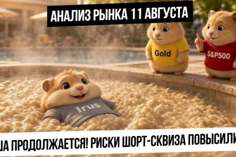Анализ рынка 11 августа. Каша в рынке РФ продолжается! Есть риск шорт-сквиза! Металлы в коррекцию?