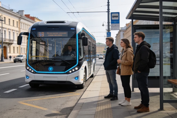 В Петербурге появятся беспилотные автобусы на городских маршрутах
