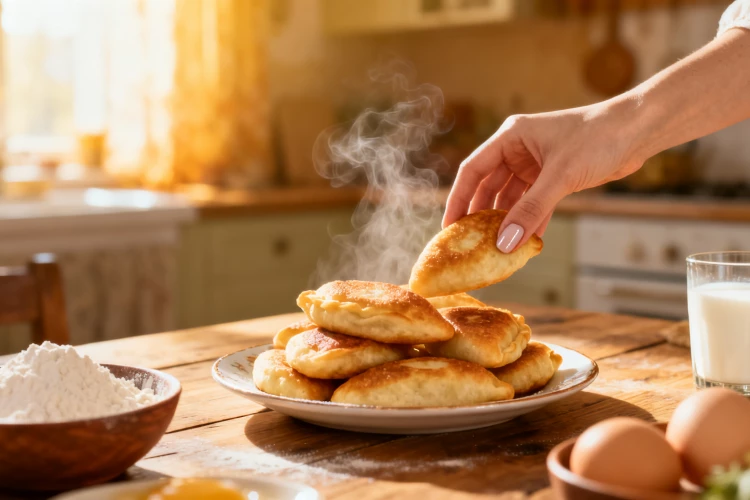 Добавляю к муке всего 1 продукт — и никакой начинки: домашние пирожки получаются вкуснее пиццы