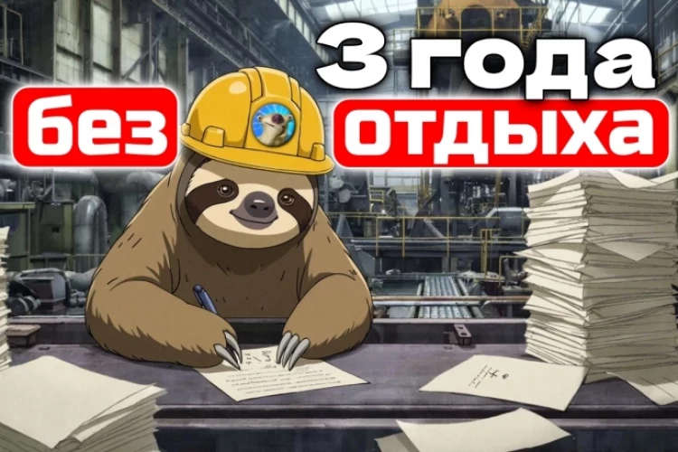 🥴Уже 3 года подряд вкалываю по 10-16 часов в день без выходных!