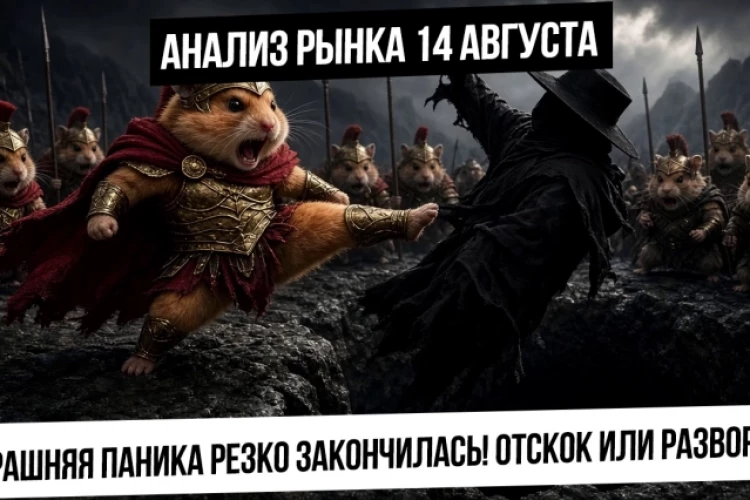 Анализ рынка 14 августа. Паника на рынке закончилась! Начинается отскок или разворот? Газ вверх?