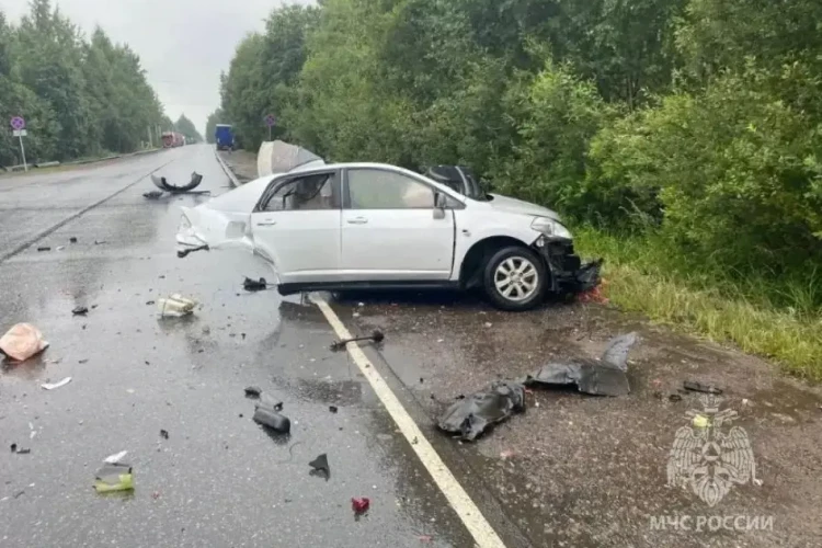 Уголовное дело возбудили после смертельного ДТП с разорванным «Ниссаном» и «Теслой» во Всеволожске