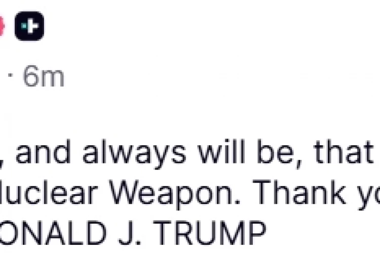 Трамп: Цель №1 - чтобы у Ирана ни при каких обстоятельствах не было ядерного оружия