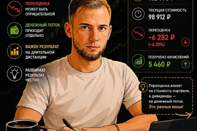 Почему портфель может быть в минусе, даже если тебе платят дивиденды?