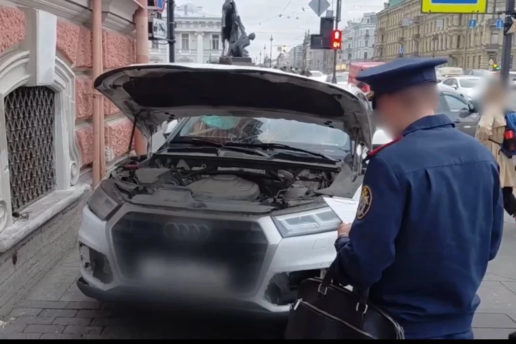 СК показал последствия аварии на Невском проспекте с пешеходами
