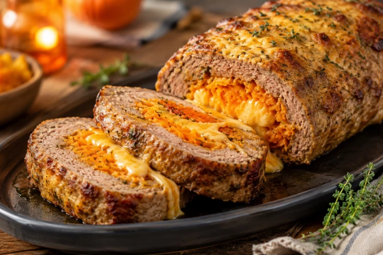 Настоящий хит для семейного ужина: пошаговый рецепт мясного рулета с тыквой и сыром