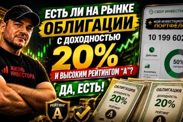 Хотите 20% ДОХОДНОСТИ в надёжной облигации с рейтингом "А"? Забирайте бумагу!