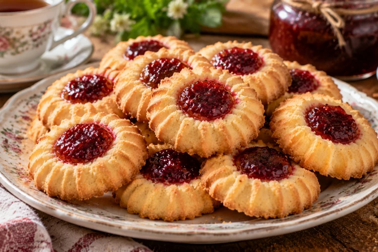 Тот самый вкус за 15 копеек: рецепт легендарного песочного печенья с повидлом из советского детства