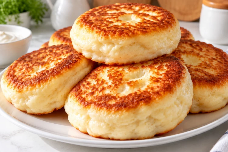 Вместо нудных пирожков — пышки с картошкой на сметане за 20 минут: начинка тает во рту, а тесто как пух